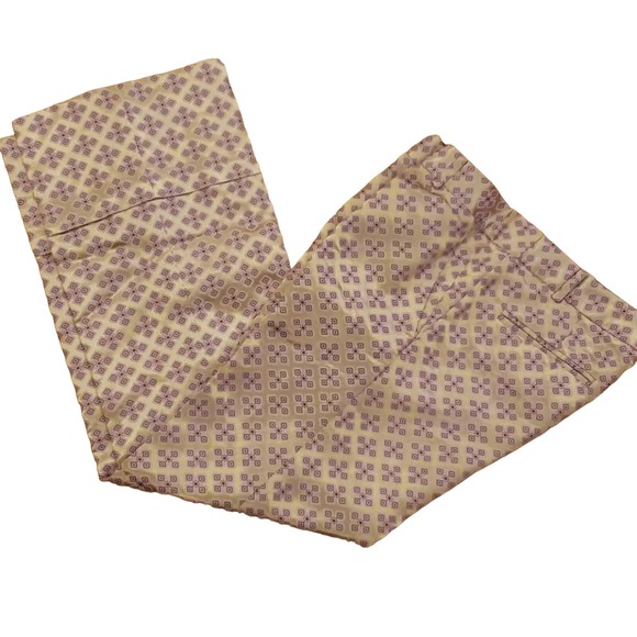 Elizabeth and James Carson Tile lavender Jacquard pants size 0 - Picture 2 of 5